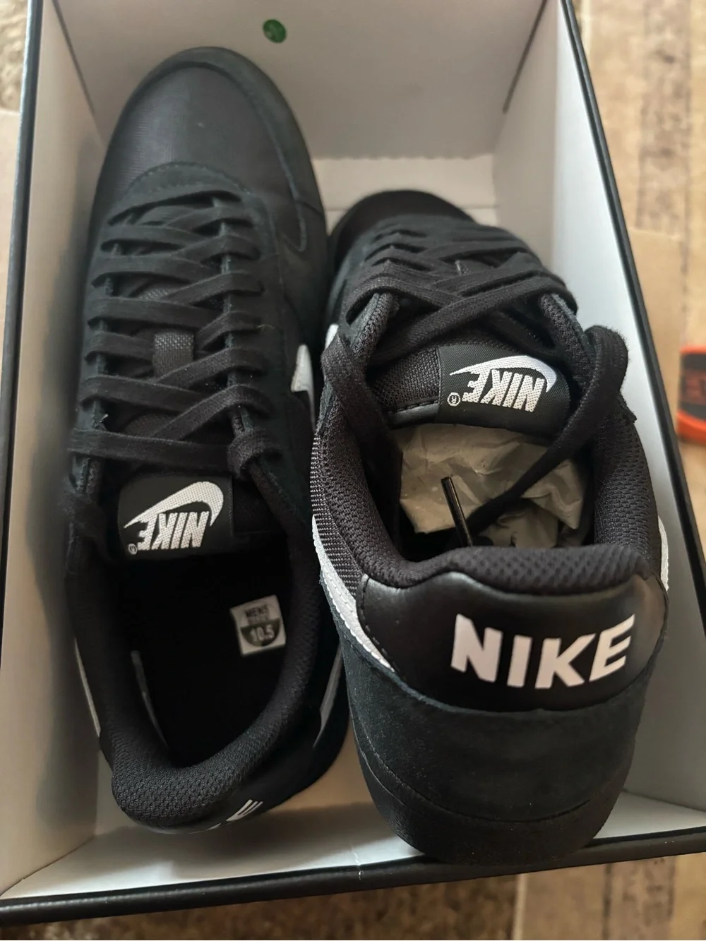 Nike Field General Black with White Swoosh